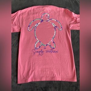 Simply Southern pink long sleeve shirt